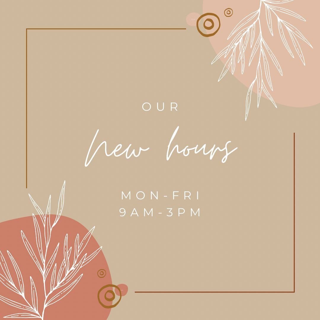 We are open on Fridays!