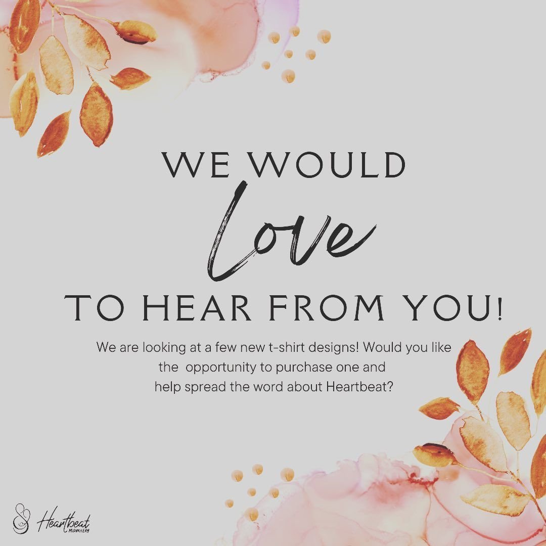 We are so excited to create and offer t-shirts for our clients to purchase!