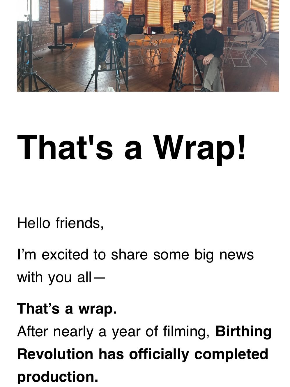 🎬 From the desk of filmmaker Caleb Phipps 🎬